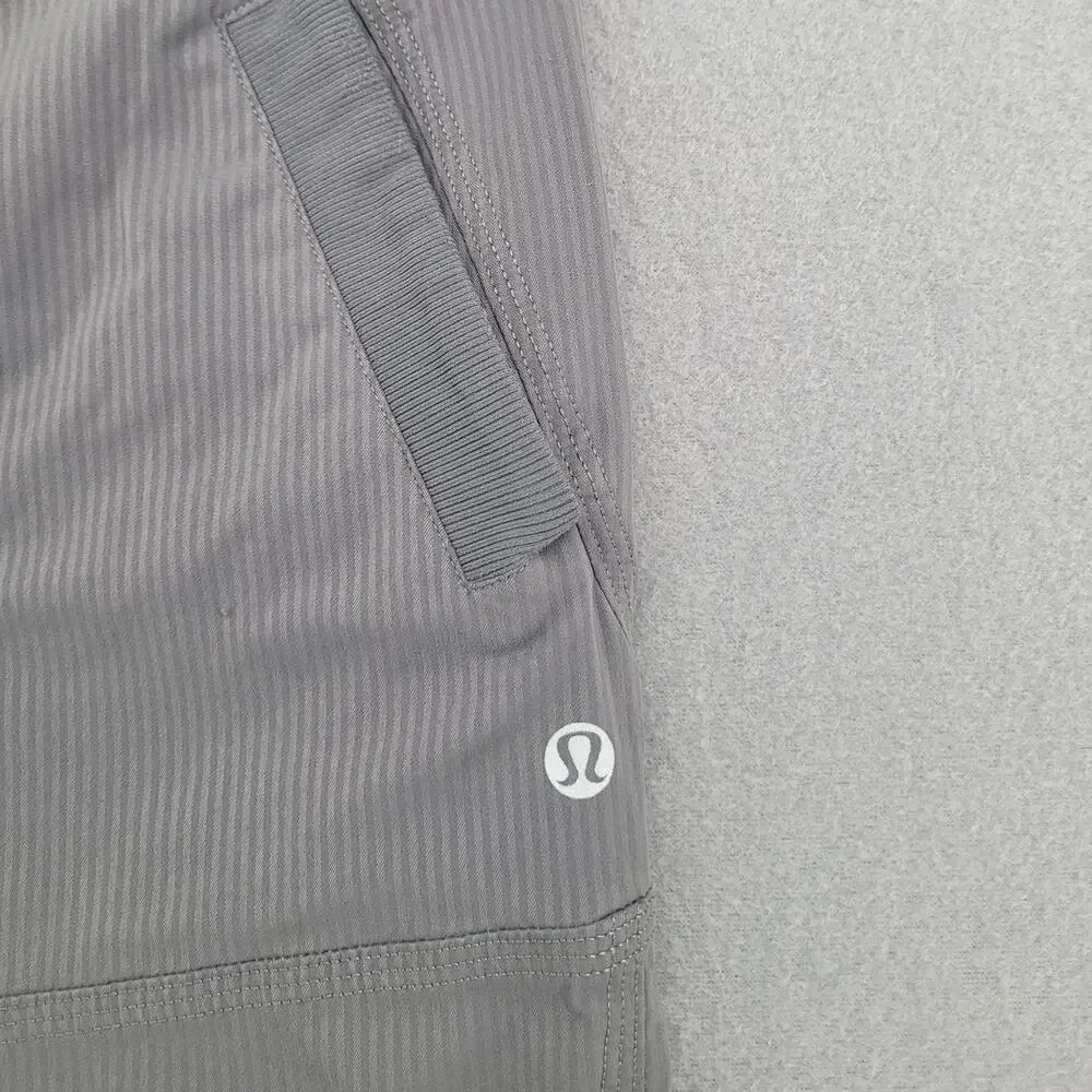 Lululemon Dance Studio Crop Pants Gray Athleisure Yoga S Pilates Travel Minimal